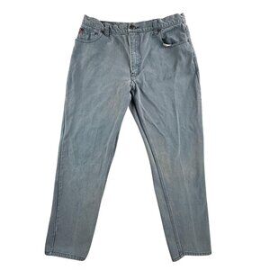 Vintage Bugle Boy Jeans Men's 34x32 Blue Stonewash Tapered Zip Fly Faded 90s Y2K